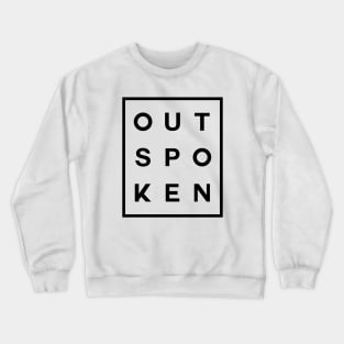 Outspoken Boxed (Black) Crewneck Sweatshirt